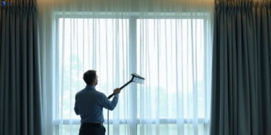 Commercial curtain stain removal service rippleside-vic hotels offices restaurants